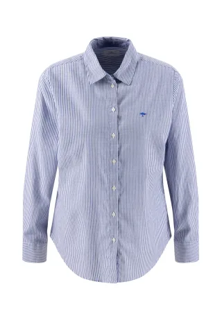 FYNCH-HATTON - BLOUSE CL OXFORD STRIPE galaxy blue - Gr. - 36