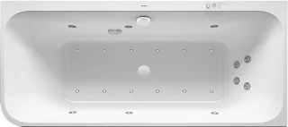 Duravit Happy D.2 Plus Whirlwanne Weiß / Graphit Supermatt 1800x800 mm - 760450800CP1000 760450800CP1000