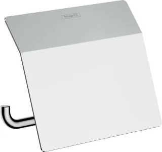 Hansgrohe Papierrollenhalter mit Deckel AddStoris chrom, 41753000 41753000