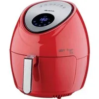 Ariete Heißluftfritteuse 4618R Airy Fryer XXL rot, 1800 W, 7 voreingestellte Programme, Temperatur von 80° C bis 200° C