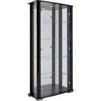 fif möbel Vitrine STELLA Standvitrine/Glasvitrine 2x Glastür,perfekt für Sammler,Sammlervitrine