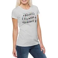 Urban Backwoods Print-Shirt Light Bulb Alert Damen T-Shirt Stranger Lights Alphabet Lichter (1-tlg) Lichterkette Upside Ghost Things