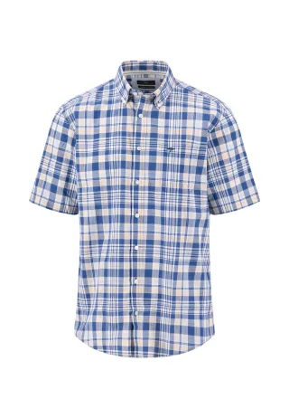 FYNCH-HATTON - Slub Check, B.D., 1/2 tangerine - Gr. - XXL