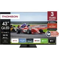 Thomson 43QG7C14 OLED-Fernseher (4K Ultra HD, Google TV-Betriebssystem, SmartTV, HDR 10, 144 Hz, Google TV-Betriebssystem)