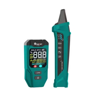 AV TOOLTOP ET32 Digital Circuit Breaker Finder Adjustable Sensitivity GFCI Testing NCV Voltage Tester Rechargeable Lithi
