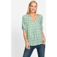 heine Klassische Bluse Druckbluse 3/4-Arm