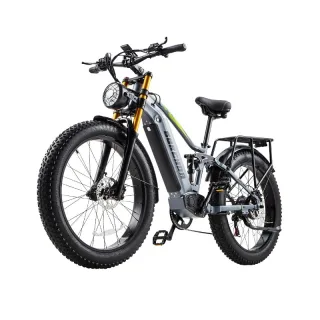 [EU DIRECT] BURCHDA RX80 Electric Bike 48V 20AH Battery 1000W Motor Recommended Top Speed 25KM/H 26*4.0inch Tires Double