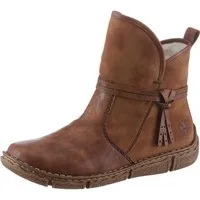 Rieker Winterboots, Winterstiefelette, Schlupfboots, im Materialmix