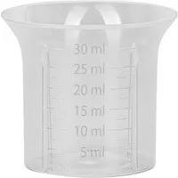 Genius Messbecher Clia Dosierbecher Messbeche 30ml, Spart bares Geld und hilft die Umwelt zu schonen.