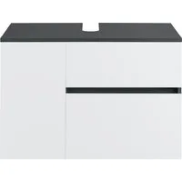 Home affaire Waschbeckenunterschrank Wisla für Wandmontage, Siphonausschnitt, Push-to-open-Funktion, Breite 80 cm