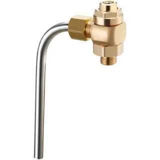 Oventrop Probeentnahmeventil Aquastrom P 4209102 DN 8, Rotguss/Edelstahl