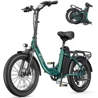 DYU E-Bike E-Bike Klapprad 20*3.0 Elektrofahrrad 80-150khm für Damen und Herren, 7 Gang, Heckmotor, 748,8 Wh