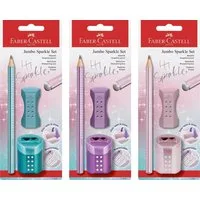 Faber-Castell Buntstift Faber-Castell Bleistiftset Jumbo Sparkle Set Cosmic, 1 Stk.