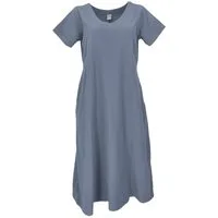 Guru-Shop Midikleid Weiches bequemes Baumwollkleid, Sommerkleid mit..