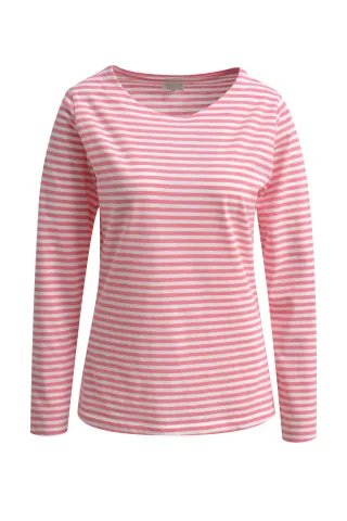 Milano Italy - Longsleeve w boat neckline candy print - Gr. - L