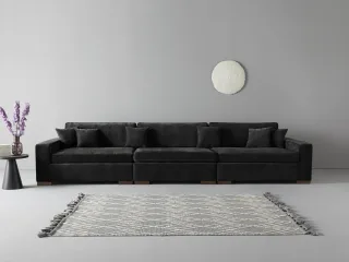 Home affaire 3-Sitzer "Skara XXL" Lounge-Sofa XXL mit Federkern-Polsterung, in vielen Bezugsvarianten