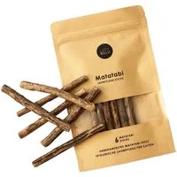 LucyBalu Tier-Intelligenzspielzeug 6x Matatabi Sticks für Katzen zur Katzen Zahnpflege & Katzenspielzeug, (6-tlg)