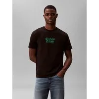 Calvin Klein Jeans T-Shirt Rundhalsausschnitt, Regular Fit, Logoschriftzug