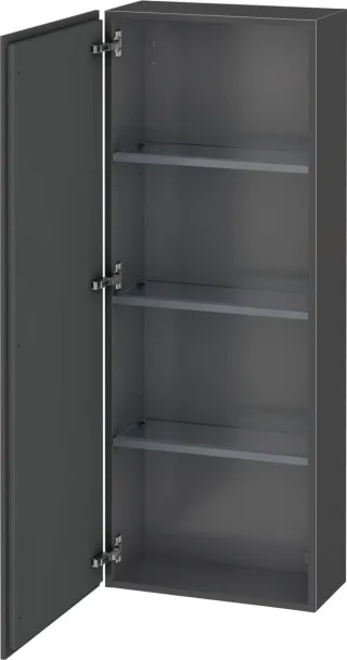 Duravit L-Cube Halbhochschrank Graphit Matt 500x243x1320 mm - LC1169L4949 LC1169L4949