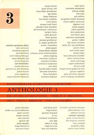 Anthologie 3: Lyrik in 47 Sprachen