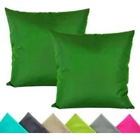 JACK Kissenbezüge 2er Set 40x40cm Outdoor Wasserfest, (2 Stück), 2x Kissenhülle, strapazierfähig, wasserabweisend, Innen & Außen