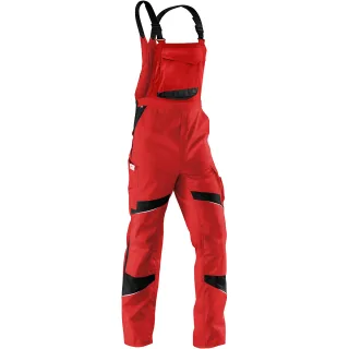 KÜBLER ACTIVIQ Latzhose mittelrot/schwarz 110 - 3250 5365-5599-110