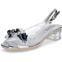 LAURA VITA Laura Vita Damen Sandalette silber Sandale