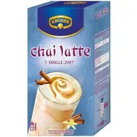 Krüger Cappuccino Tee Chai latte Vanille-Zimt, Milchtee-Getränk, 10 Portions-Sticks