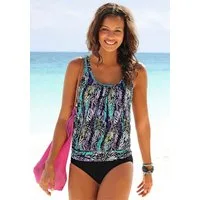 LASCANA Oversize-Tankini in schönem Federprint