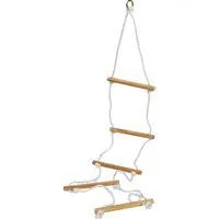 Outdoor Strickleiter, Gartenspielgerät weiß/holz