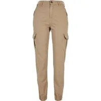 URBAN CLASSICS Cargohose Urban Classics Damen Ladies High Waist Cargo Pants (1-tlg)