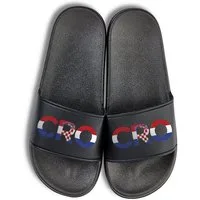 Youth Designz Kroatien Hrvatska EM 2024 Unisex Badelatschen Flip Flops Badeschuh mit modischem Fußball Design für Herren & Damen