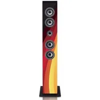 Lenco IBT-6 Deutschland Bluetooth-Lautsprecher 1.0 (Bluetooth, 40 W, Bluetooth-Speaker, FM-Radio mit USB/SD-Slot, AUX, LCD in 6 Designs)