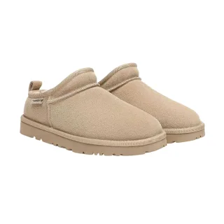EverAu - Hausschuh-Stiefel für Damen, Wildleder, Flach (Sand)