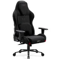 DIABLO CHAIRS Gaming-Stuhl X.One Prime Stoff ergonomisch Metallbasis 140kg CoolComfort (Magnetische Kopfstütze, Höhenverstellbare Armlehnen, Kühlender Sitz), Kopfstütze Lendenkissen CoolComfort Räder Stoff