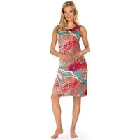 Ascafa Strandkleid Beach (Packung, 1-tlg., 1-teilig) Damen Trägerkleid 100cm Sommerkleid Leolook Strandmode