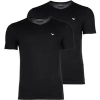 Emporio Armani T-Shirt Herren T-Shirt 2er Pack Baumwolle CORE LOGOBAND (Packung, 2er Pack)