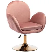 WAHSON OFFICE CHAIRS Loungesessel Sessel Samt Drehstuhl höhenverstellbar