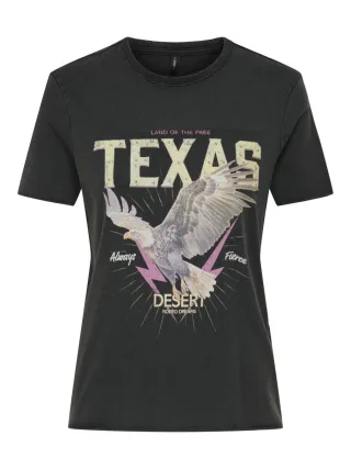 ONLY - T-Shirt - Onllucy schwarz - Gr. - S