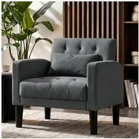 GRAVFORCE Ohrensessel Polstersessel Modern Loungesessel Wohnzimmer (1-St), Stoff bis 136 kg