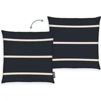 CAMP DAVID Kissenhülle Sea Stripes, (1 Stück), gewebtes Label