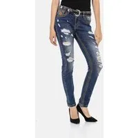 Cipo & Baxx Slim-fit-Jeans Jeans in knalligem Design, WD455
