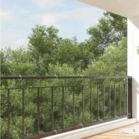 vidaXL Schutznetz, Katzennetz Transparent 3x2 m Nylon