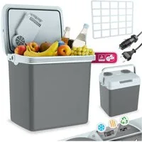 tectake Kühlbox Elektrische Kühlbox und Wärmebox - leise mit ECO-Modus, 32 l, Großes Volumen von 32 Litern
