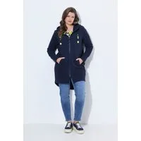 Laurasøn Sweatjacke Strucktur-Sweatjacke Langarm Kapuze