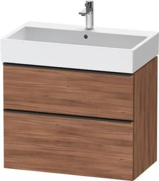 Duravit D-Neo Waschtischunterbau wandhängend Nussbaum Matt 784x442x625 mm - DE43730BD790000 DE43730BD790000