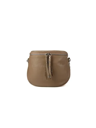 Giulia Monti Schultertasche Taupe