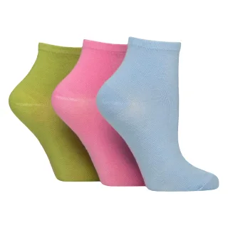 3er-Pack Damen Unisex Bambus Knöchelsocken - Weicher atmungsaktiver Komfort für den Alltag