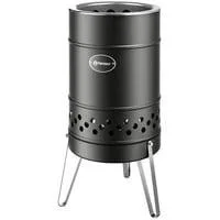 Feuertonne Pyron Black Edition, Feuerstelle schwarz, Ø 36cm