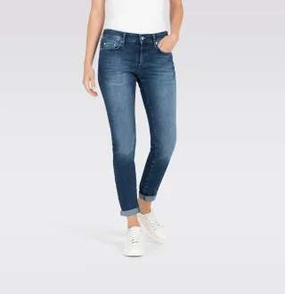 MAC - MAC JEANS - DRIVER PANTS, High stretch performance blau - Gr. - 38/OL